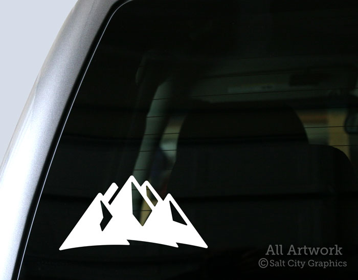 laptop and car decals vinyl explore decal nature decal laptop sticker car window decal Hike decal mountain decal mountain sticker