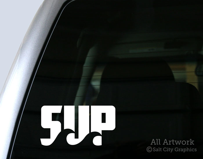 Jeep SUP Decal for CarStand Up Paddle Board Sticker for Truck 
